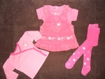Розов лот за малка принцеса с подаръци 2 бр чорапогащници Silka_SAM_6066.JPG