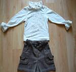 комплект блуза и пола, за момиче, размер 24 м., марка "Premaman" P10403771.JPG