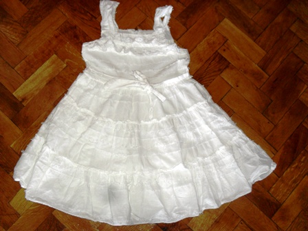 Разкошна бяла памучна рокличка - 12лв. 797.JPG Big