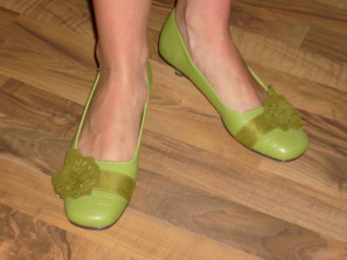 Зелени обувки с цвете S6300302.JPG Big