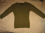 Тютюнево зелена блуза H&M- Намалена на 6 IMG_0605.JPG