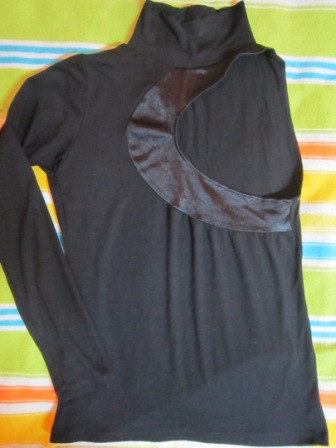 Черна блузка с един ръкав CK_IMG_3775.JPG Big