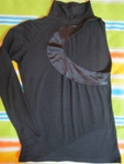 Черна блузка с един ръкав CK_IMG_3775.JPG