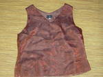 ЕлЕгантна блуза без ръкав от сатен и органза S7007831.JPG