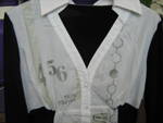 Продавам елегантна риза, нова, цвят бяло и черно 0393.JPG