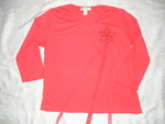 Червена блузка с цвете - 5 лв P10106681.JPG